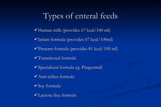 Newborn nutrition and growth | PPT