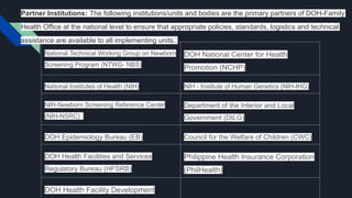 Comprehensive Overview of Newborn Screening Programs in the Philippines ...