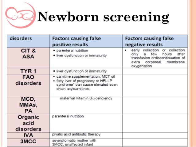 Where is newborn screening available picture