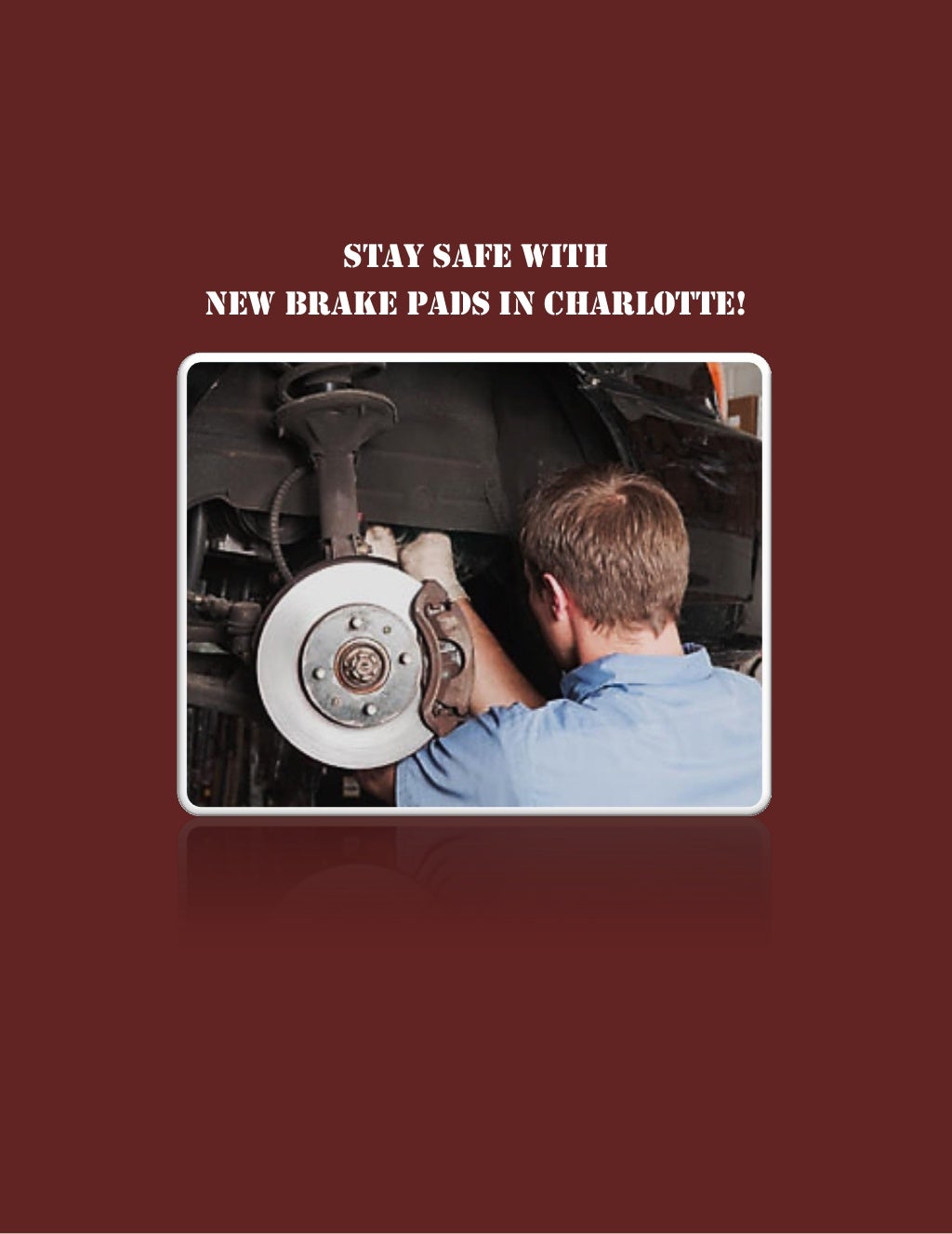 New Brake Pads in Charlotte Will Keep You Safe!