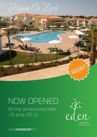 Brochure - Eden Resort Vacations - Algarve Portugal