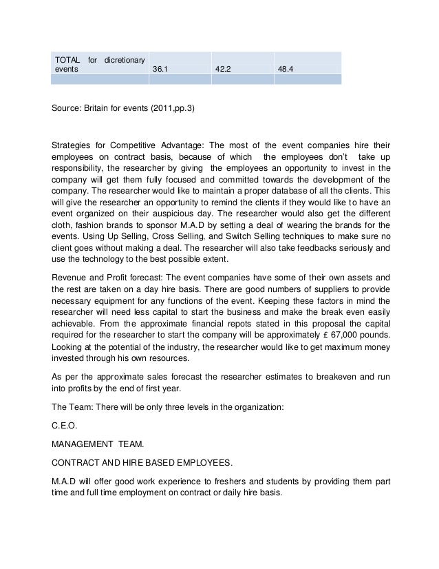 new business proposal