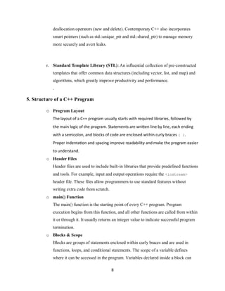 Brief introduction about the language C++.pdf