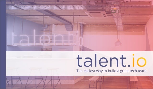 Talent Io Berlin Tech Job Fair 15th November 2018