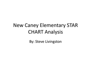 New Caney Elementary STAR CHART Analysis By: Steve Livingston 