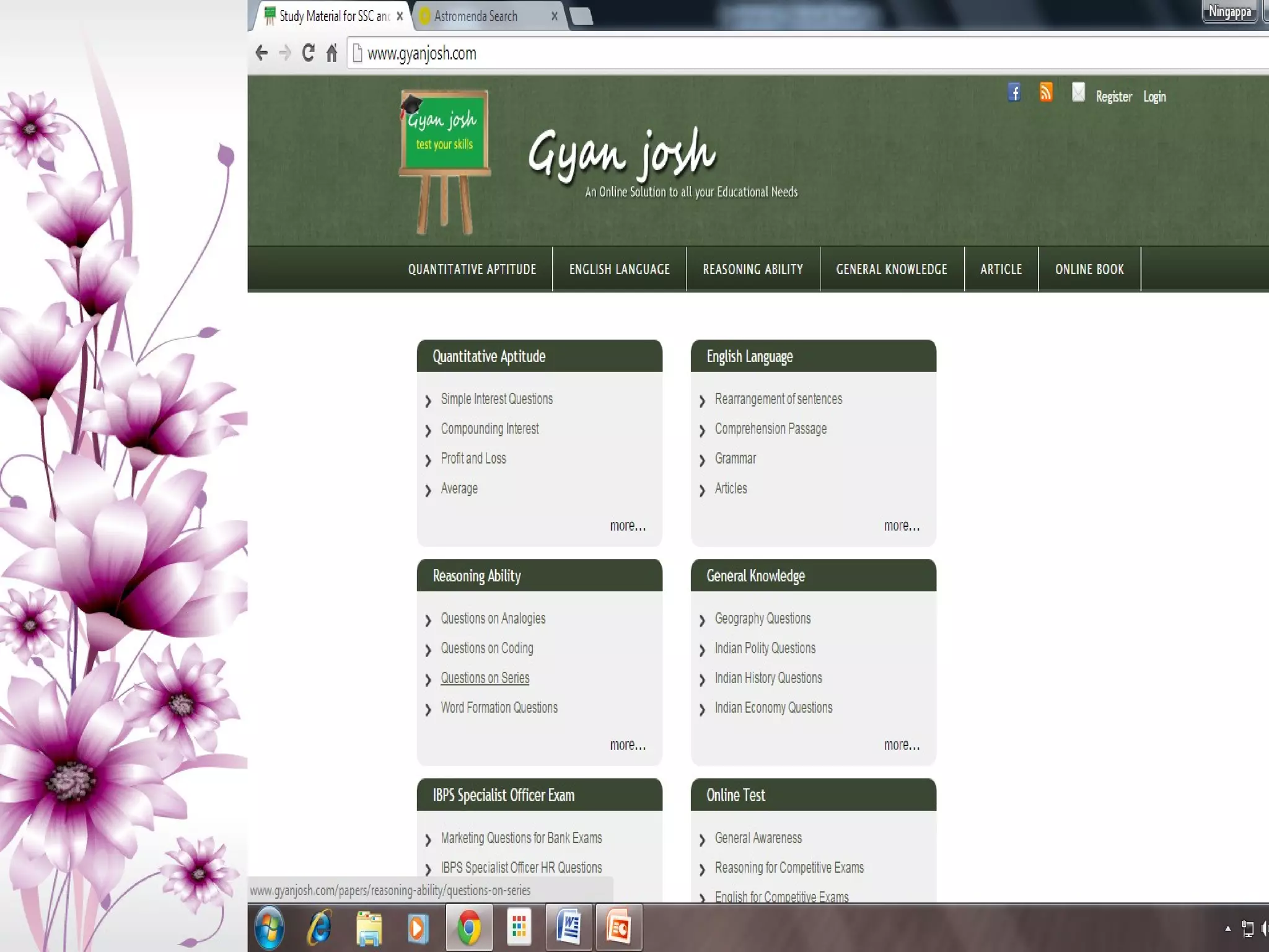 INFORMATION SOURCES FOR CAREER