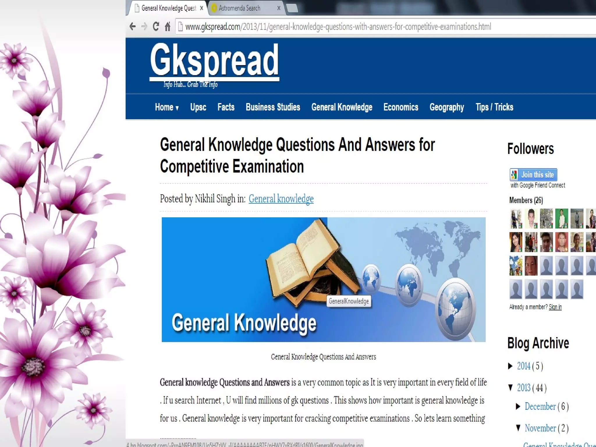 INFORMATION SOURCES FOR CAREER