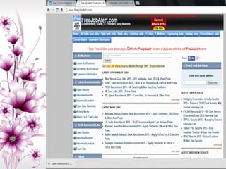 INFORMATION SOURCES FOR CAREER