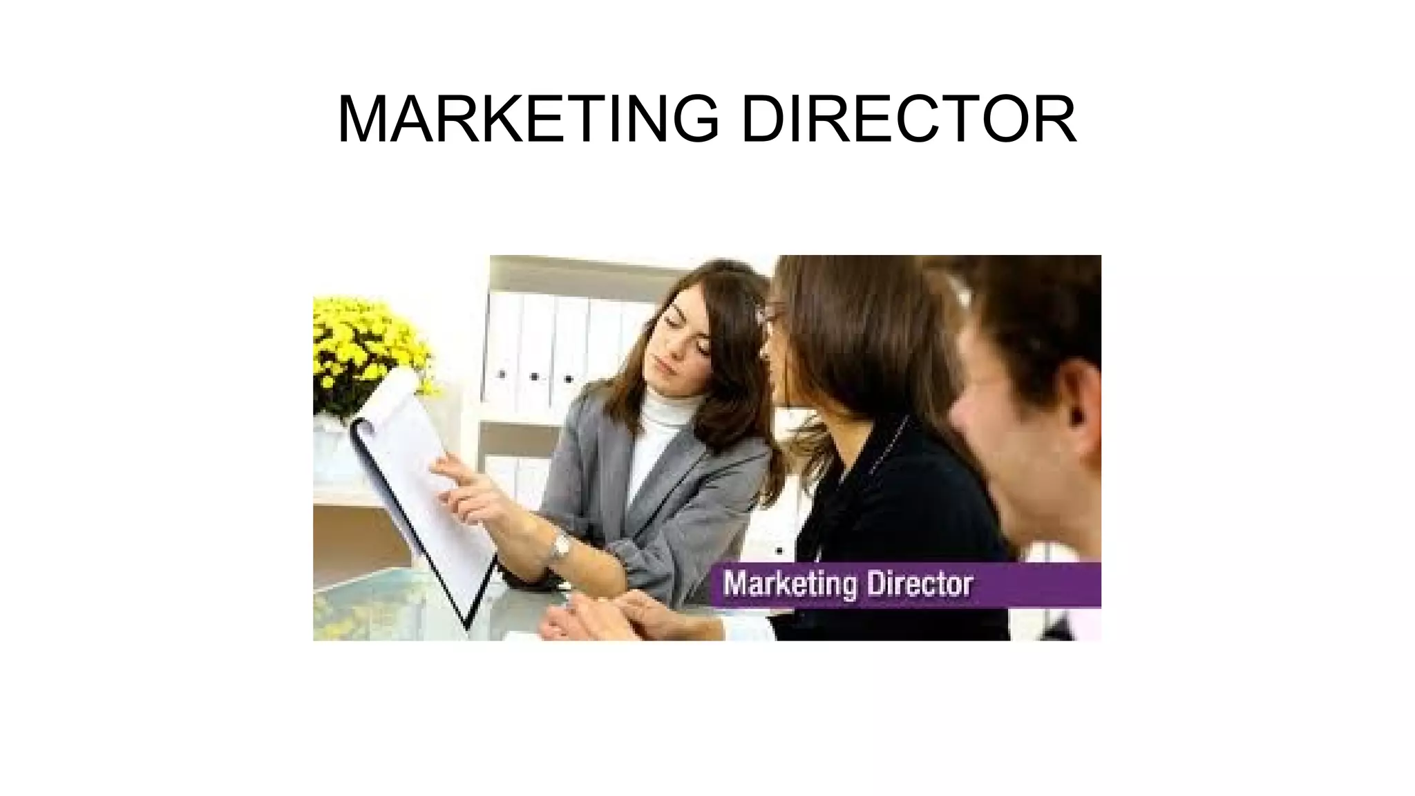 MARKETING DIRECTOR

 