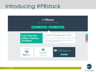 5 | 12.03.2015
Introducing #PRstack
 