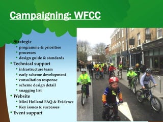 Campaigning: We Support MH
•Supporting village
campaigns
•Communicating key
public issues to council
•Commonplace feedback...