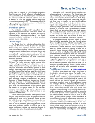 Newcastle disease | PDF
