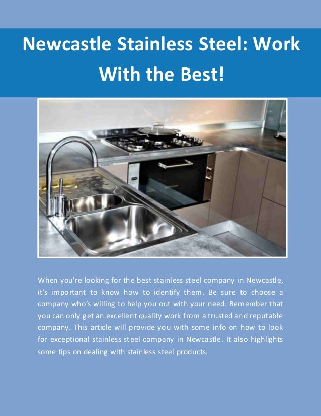Newcastle Stainless Steel Work With the Best!