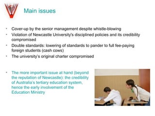 The Newcastle University Plagiarism Scandal | PPT