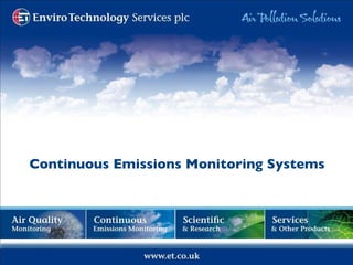 Continuous Emissions Monitoring Systems 