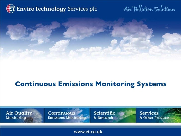 Continuous Emissions Monitoring presentation by ET
