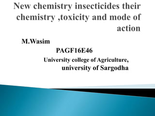 M.Wasim
PAGF16E46
University college of Agriculture,
university of Sargodha
 