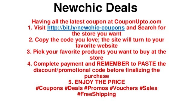newchic coupon code 2019
