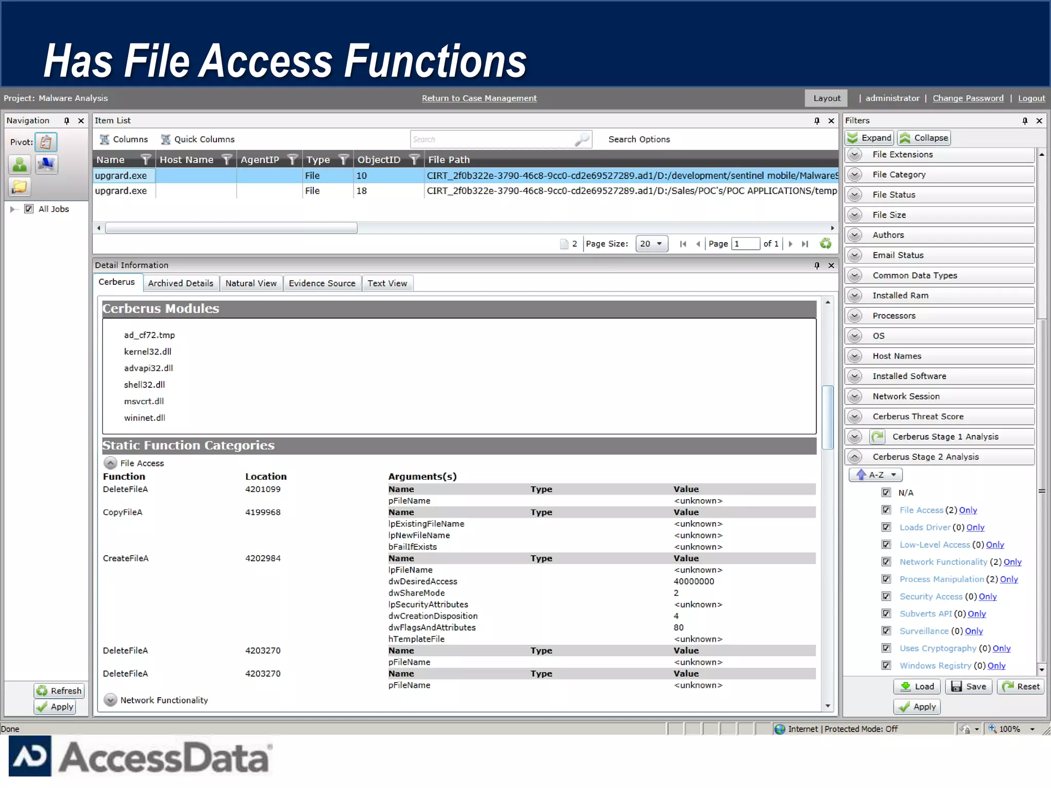 Has File Access Functions
 
