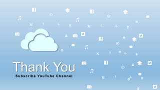 Thank YouSubscribe YouTube C hannel
 