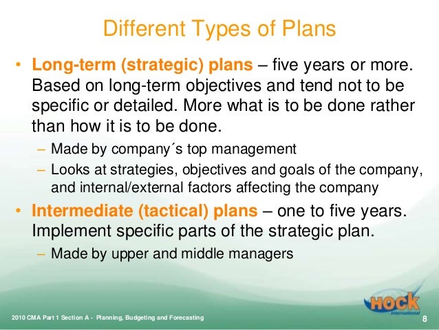 cma part 1 planning budgeting and forecasting the balance sheet is composed of the following types of accounts