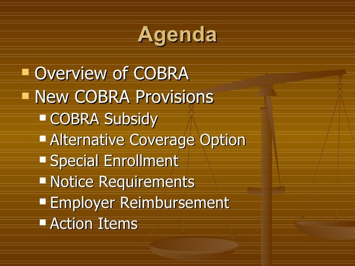 New Cobra Law Slides