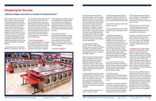 Designing for Success
Looking to design a new store or remodel an existing location?
                                                                                                                                         When planning your store’s design, it’s       •If possible design the laundry allowing         fact that they have the proper type and
                                                                                                                                         important to establish a smooth workflow      unobstructed visibility from the front to        amount of lighting. The lighting will also
Before breaking ground for a new store,       one of the most important design elements     This “breathing space” provides customers    between the washers, dryers and folding       the back. This helps the laundry feel more       have a big effect on how clean their
signing a lease or gutting an old store       you can consider. Try to provide at list      with the opportunity to become oriented      tables. One good way to accomplish this is    open, and allows visibility for safety’s sake.   clothes appear when they are washed and
“for extensive remodeling,” thoroughly        one, five foot double door or two, three      upon entering the store. It gives them       by using multiple washer islands installed                                                     dried in the store.
analyze the interior area. Analyze it as to   foot single doors for every 20 washers you    a chance to stop, look and decide which      perpendicular to the dryer line.Folding       • Using mirrors can help your laundry feel
its business potential for the maximum        have. Automatic sliding doors provide your    direction they are going to take without     tables should be located closer to the        larger and more open.                            If space permits, try to provide an area
number of pieces of equipment that            customers with the most convenience,          bumping into someone else who is trying      dryers than to the washers. In planning                                                        for vending equipment such as snack
can fit into the building and still provide   allowing them to easily enter and exit your   to do the same thing without blocking the    for table space, a good rule-of-thumb         •A ceramic tile floor that will help minimize    and soda machines. These can be a
thenumber of turns per day per unit           store with bundles and baskets of laundry.    door itself.                                 would be about 15 square feet of table per    slips and falls and will look better and last    very profitable investment, as well as a
needed to provide the desired return on       Many storeowners who have installed                                                        three dryers. Newer folding tables take       longer.                                          convenience for your customers.
investment. Any store must be designed        automatic doors report that they receive      3. Keep Aisle Ways Open.                     advantage of space utilization techniques
for maximum profit per square foot of         more compliments for this convenience         Planning adequate aisle space can keep       by providing shelves, which can increase      7. Selecting the Equipment                       Remember to provide the customers with
floor space. Once established, set about      than for anything else.                       your laundry’s customers happy and help      folding capacity by 30–40 percent. Be         Work with your Dexter Authorized                 plenty of laundry carts. About half of
providing those customer convenience                                                        prevent “collisions” between customers       sure there is a good flow from washers to     Distributor to determine the right               the carts should have hanging racks on
benefits that complement the layout and       2. Plan in Breathing Space.                   during peak times. Be sure to allow at       dryers to folding tables.                     equipment mix for your location. They            them. The number of carts will depend
equipment configuration. Consider the         Dexter Authorized Distributors recommend      least 5 1/2 feet of aisle space for carts,                                                 can help you plan the right number of            on customer usage, but a minimum of
following:                                    that inside each entryway, store owners       wheelchairs and customers to have plenty     5. Large Capacity Washers.                    machines to provide the maximum number           one per four to five washers would be
                                              allow at least an eight foot by eight foot    of room to navigate.                         Be sure to place your large capacity          of turns per day to provide your return          advisable.
1. Opening Doors to Your Business.            (square) of space before your customer                                                     machines as close to the front of the store   on investment. They can also help you
Getting your customers into your store is     encounters the first piece of equipment.      4. Go With the Workflow.                     as possible. Your customers with large        plan your space and provide you with             9. Additional Tips to Keep in Mind.
                                                                                                                                         loads will appreciate the convenience, and    items you might need such as toploaders,         While some storeowners refer to their
                                                                                                                                         you’ll appreciate the profits you make on     frontloaders, large capacity washers,            laundries in terms of square feet or
                                                                                                                                         these bigger machines.                        dryers, extractors, bill and coin changers,      number of washers and dryers, another
                                                                                                                                                                                       soap and bag machines, carts, folding            common size measurement is the number
                                                                                                                                         While most stores have enough washers,        tables, water heaters and storage tanks          of pounds the store is capable of washing
                                                                                                                                         customer bottlenecks in stores almost         needed.                                          per day or per hour. Of course, large
                                                                                                                                         always occur near the dryers. Because                                                          capacity washers allow more volume to be
                                                                                                                                         drying takes longer than washing, a           Your store’s layout will also depend             washed in less space. Likewise, stacked
                                                                                                                                         bottleneck (or backup), is often created      depend upon the design of the building …         dryers provide more revenue in less space.
                                                                                                                                         by the dryers. If you’re looking at adding    the walls, window locations, door locations,     Ask your Dexter Authorized Distributor
                                                                                                                                         washers, especially large capacity washers,   bathroom plumbing, existing plumbing,            how to maximize your store’s capacity with
                                                                                                                                         consider expanding the dryer capacity of      gas and electrical, height of ceilings           your existing space.
                                                                                                                                         the store as well.                            and room shapes and sizes.
                                                                                                                                                                                                                                        Each store will have different layout and
                                                                                                                                         6. Design With the Customer in Mind.          8. Finishing Touches.                            design requirements that are based on
                                                                                                                                         When decorating, don’t be afraid to use       Finishing touches can be defined as those        equipment mix, the services provided and
                                                                                                                                         bright colors, specific themes or even wild   little things that provide a store with the      the customer makeup. The actual size and
                                                                                                                                         décor. This creativity can provide your       personality, uniqueness and atmosphere all       shape of the store should be determined
                                                                                                                                         laundry with its own personal identity.       its own.                                         only after all the data has been collected
                                                                                                                                         Once established in the customer’s mind,                                                       that helps determine the pounds of wash
                                                                                                                                         this store image or identity can be used to   Store lighting is an important component         the market demands. A good layout
                                                                                                                                         advantage in advertising and promotional      in making your customers feel safe and           and design can make the all-important
                                                                                                                                         endeavors.                                    secure. This is important because too little     difference between a customer choosing
                                                                                                                                                                                       or too much light in the wrong place can         and using your store over a competitor’s
                                                                                                                                         • Washers located back-to-back need at        become very discomforting to customers.          store.
                                                                                                                                         least +/- two feet for utilities.             Subconsciously they will appreciate the




Dexter Laundry Commercial & On-Premise Laundry Equipment           •	      www.dexterlaundry.com      •       1-800-524-2954             Dexter Laundry Commercial & On-Premise Laundry Equipment          •   Made in the U.S.A. •      100% Employee Owned •          Since 1894
 