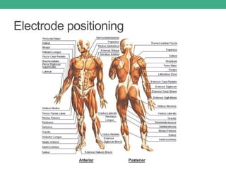 Electrode positioning
 