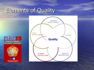 Elements of Quality 