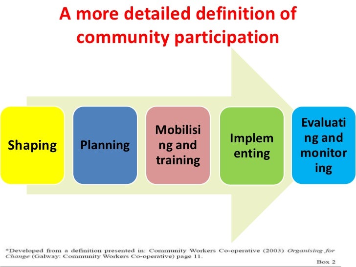Participation Chart Definition