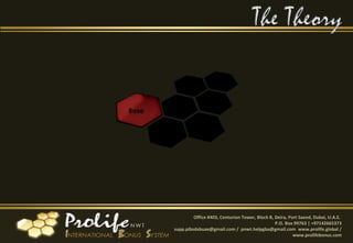 Office #403, Centurion Tower, Block B, Deira, Port Saeed, Dubai, U.A.E.
P.O. Box 99763 | +97142665373
supp.pibsdxbuae@gmail.com / pnwt.helpgba@gmail.com www.prolife.global /
www.prolifebonus.com
Rose
 