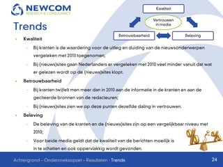 Newcom research & consultancy   Vertrouwensindex 2011