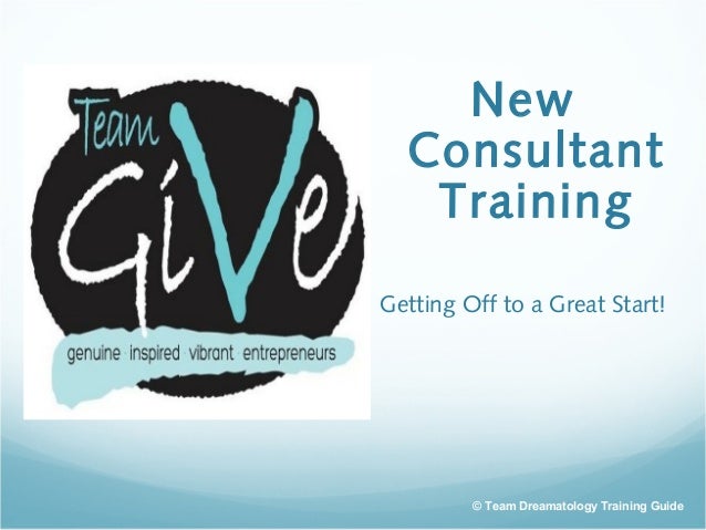 new consultant training presentation