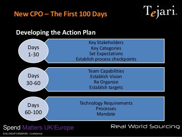 New CPO - The First 100 Days