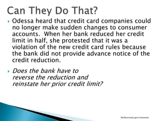 New Credit Card Rules | PPTX
