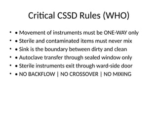 Cssd Improvement New_CSSD_Unidirectional_Flow_WHO.pptx...New_CSSD_Unidirectional_Flow ...