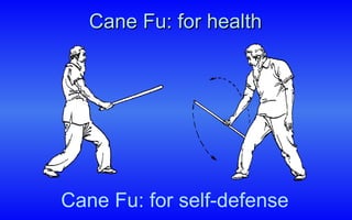 Cane Fu: for health Cane Fu: for self-defense 