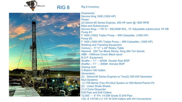 New Dan D Drilling Info Slide Share | PPT