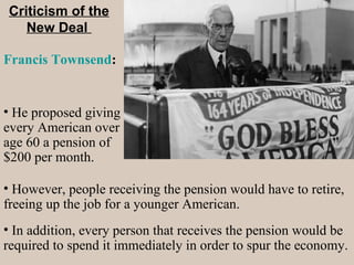 New Deal Criticism PPT