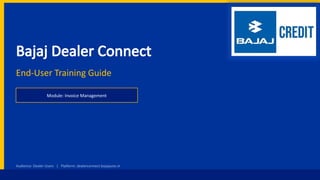 New_Dealer_Portal-Connect.ppts of bajaj Finance | PPTX