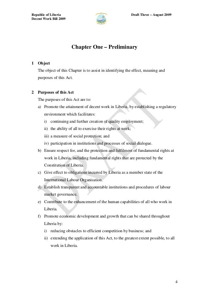 collective rights organisational agreement Bill New Decent Work collective rights organisational agreement Bill New Decent Work