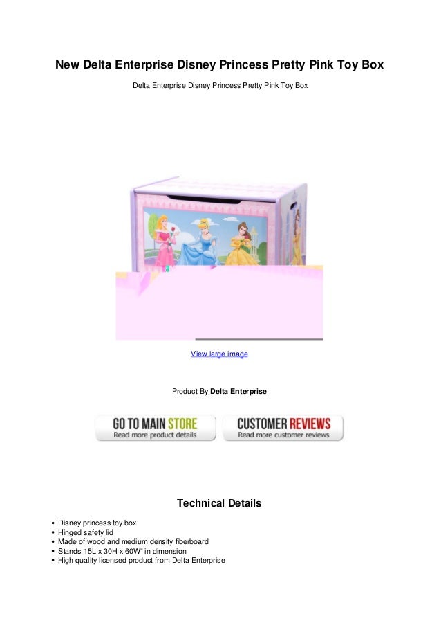 disney princess wooden toy box