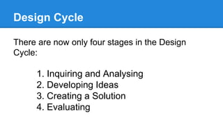 New design cycle intro | PPT