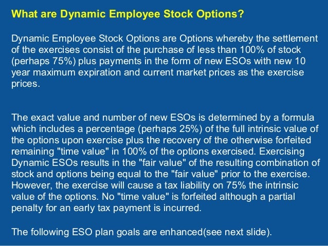 Ifrs employee stock options expense