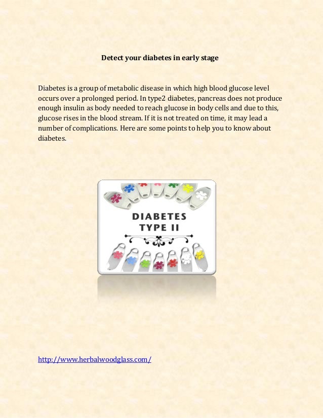 New detect your diabetes in early stage New detect your diabetes in early stage