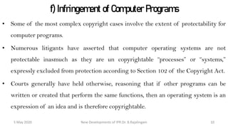 New developments of copy right law | PPT