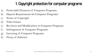 New developments of copy right law | PPT