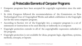 New developments of copy right law | PPT