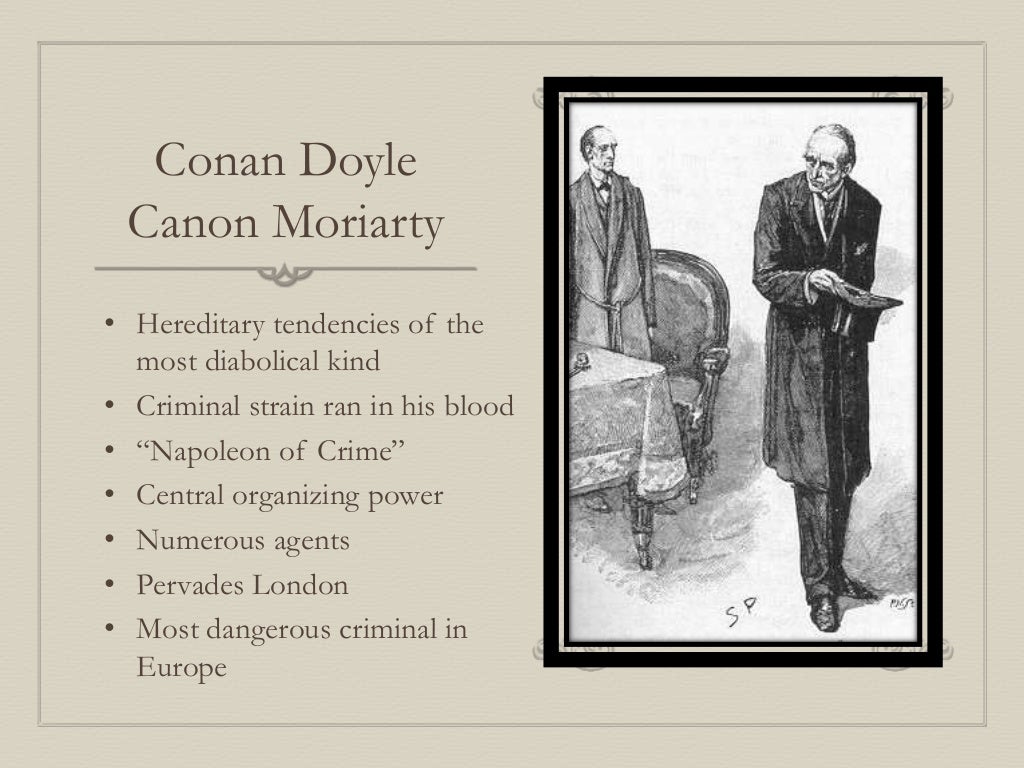 Conan Doyle Canon Moriarty