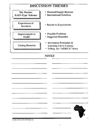 New Directions In African Private Equity